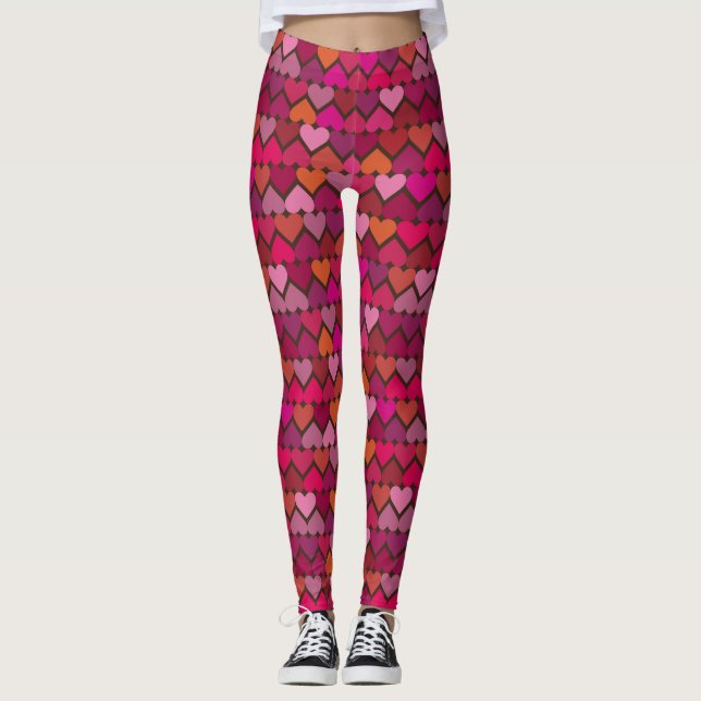Cute Heart String Leggings (Front)