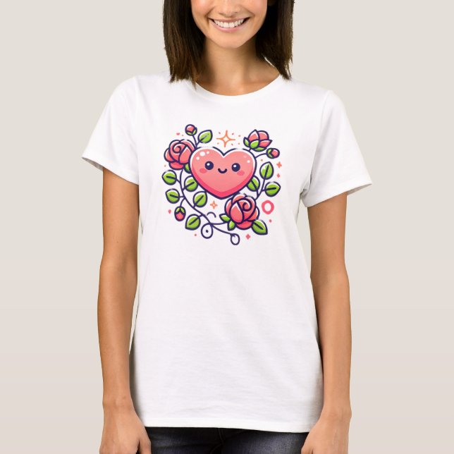 Cute heart T-Shirt (Front)
