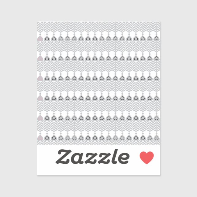 Cute Heart Vinyl Stickers | Soft Aesthetic (Sheet)