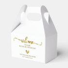Cute Heart Wedding Welcome Hotel Favour Box