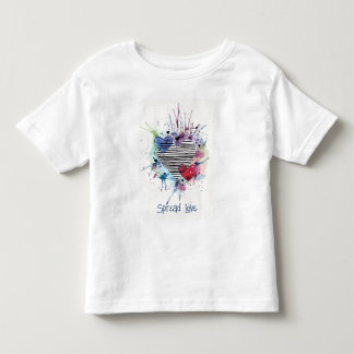 Cute Hearts And Washes In Watercolor T-Shirt