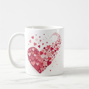 Cute Hearts Design Mug – Adorable Gift for All Age