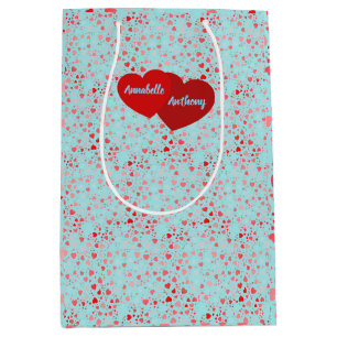 Cute Hearts ‘Every Day Is Valentine’sDay With You’ Medium Gift Bag