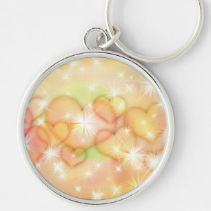 Cute Hearts Key Ring