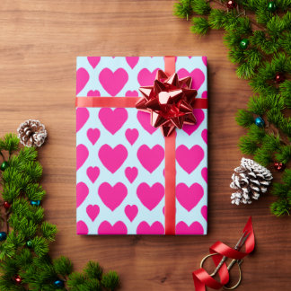 Cute Hearts Love Valentine's Day Pattern Wrapping Paper