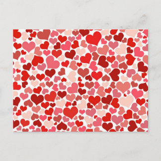 Cute Hearts Postcard
