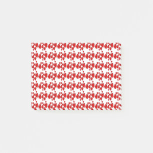 Cute Hearts Romantic Doodle Repeat Pattern Post-it Notes