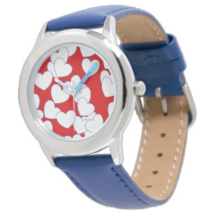 Cute Hearts Wrist Watch For Children