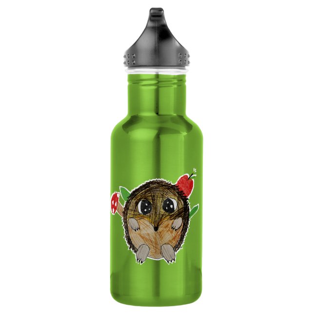 Cute Hedgehog 532 Ml Water Bottle (Right)