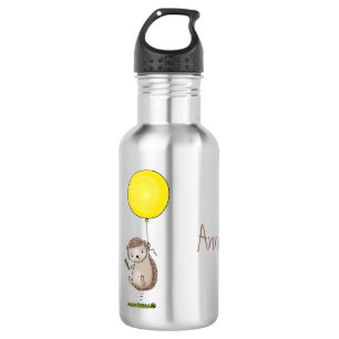 Cute hedgehog and balloon cartoon pattern 532 ml water bottle