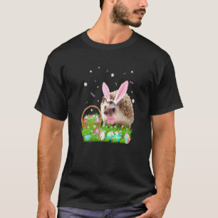 Cute Hedgehog Easter Day Bunny Eggs Easter Costume T-Shirt