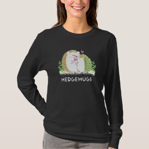 Cute Hedgehog Hedgehugs Hedgehog Mother And Baby H T-Shirt