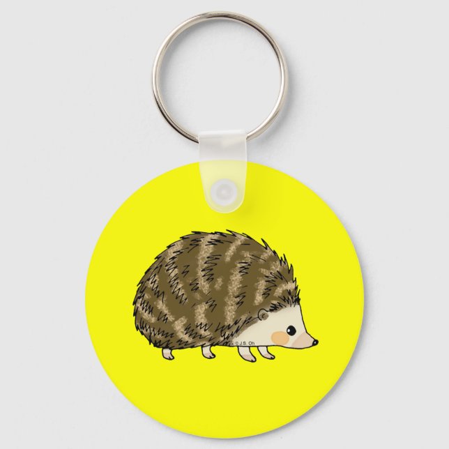 Cute hedgehog key ring (Front)