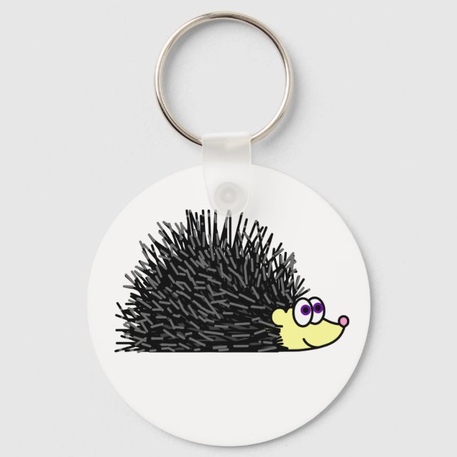 Cute Hedgehog Keychain (Front)