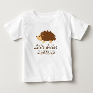 Cute hedgehog little sister baby romper bodysuit
