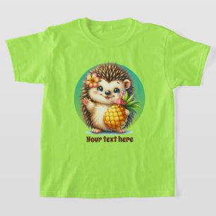 Cute hedgehog lovers girls beach  T-Shirt