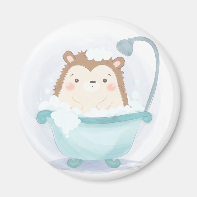 Cute Hedgehog Magnet (Front)