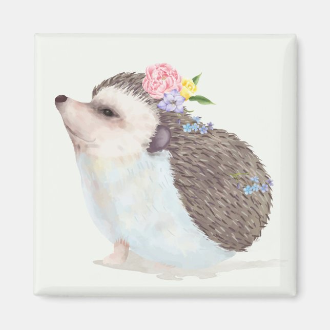 Cute Hedgehog Magnet (Front)