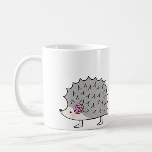 Cute Hedgehog Mug Fun Hedgehog graphic Mug for her