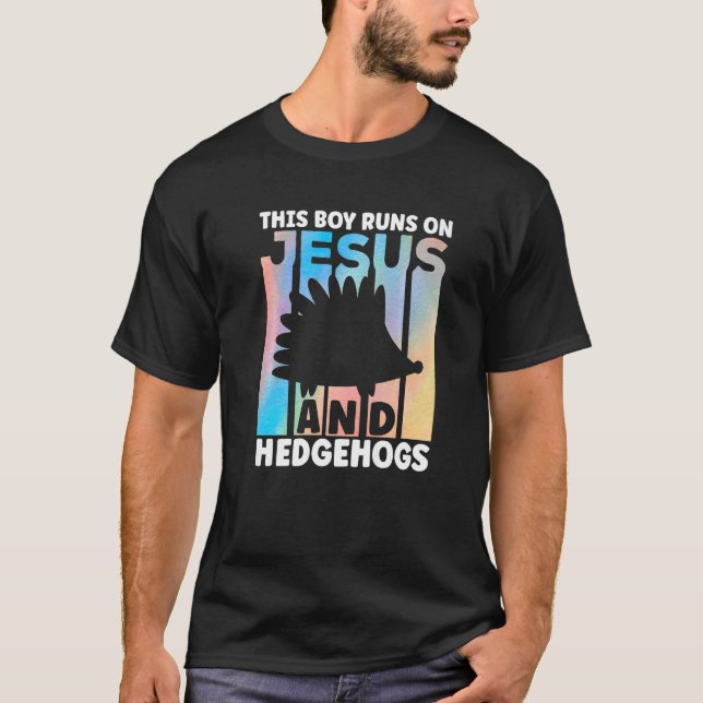 Cute Hedgehog Outfit for Hedgehog Lovers Apparel f T-Shirt (Front)