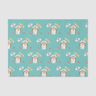 Cute hedgehog pattern tissue paper
