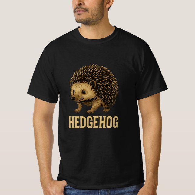 Cute Hedgehog  T-Shirt (Front)