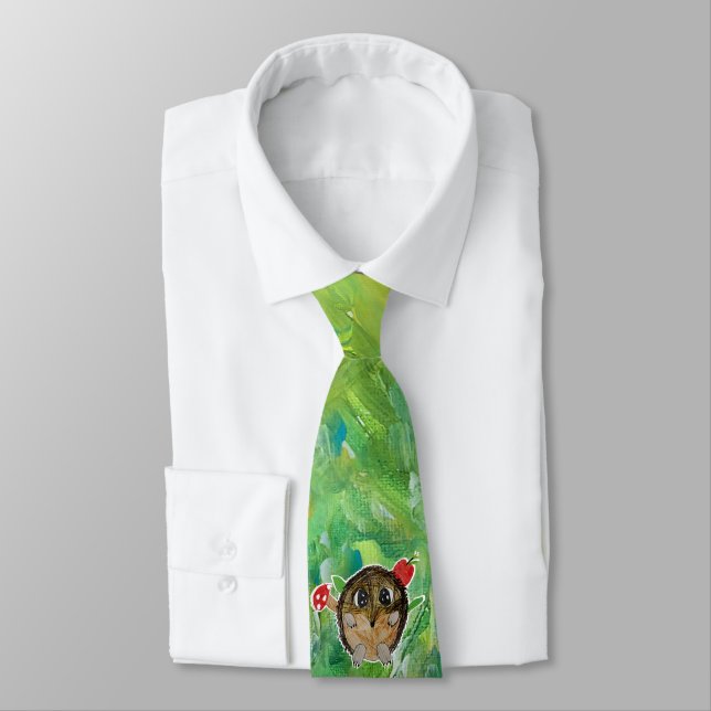 Cute Hedgehog Tie (Tied)