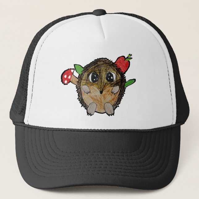 Cute Hedgehog Trucker Hat (Front)