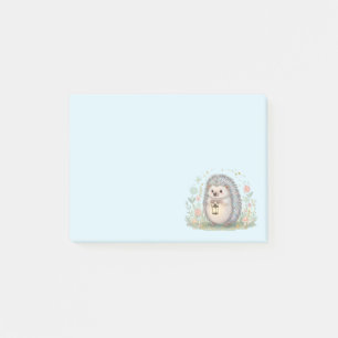 Cute Hedgehog with Lantern Post-it Notes