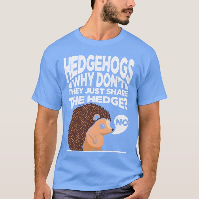 Cute Hedgehogs gift T-Shirt (Front)