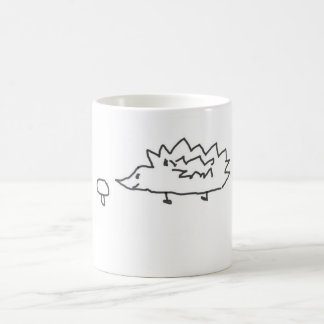 Cute Hedghehog and Mushroom Mug
