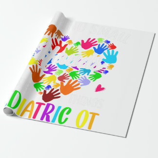 Cute Helping Small Hands OT Paediatrics Occupation Wrapping Paper