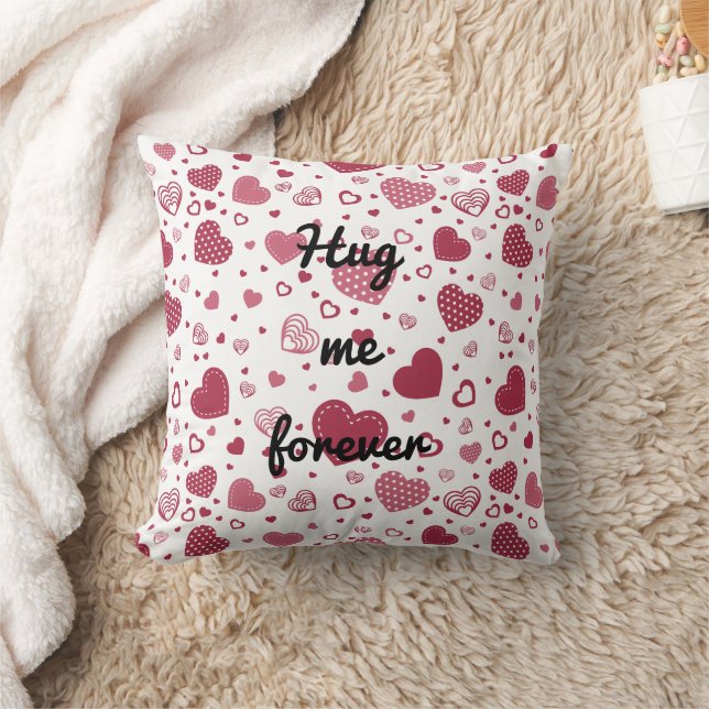  Cute Herat Pattern Throw Pillow (Blanket)