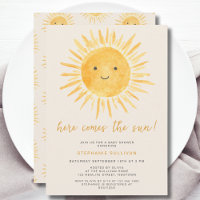 Cute Here Comes The Sun Baby Shower
