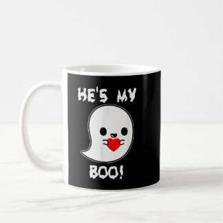 Cute He's my boo! ghosthirt by Halloween Hugs Coffee Mug