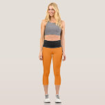 CUTE! High Waisted Capris - Orange & Black<br><div class="desc">CUTE! High Waisted Capris - Orange & Black
Halloween?
More like this and personalised products:
zazzle.com/store/evreething</div>