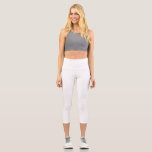 CUTE! High Waisted Capris - White<br><div class="desc">CUTE! High Waisted Capris - White
More like this and personalised products:
zazzle.com/store/evreething</div>