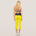 CUTE! High Waisted Capris - Yellow/Black<br><div class="desc">CUTE! High Waisted Capris - Yellow/Black

More like this and personalised products:
zazzle.com/store/evreething</div>