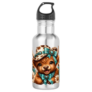 Cute Highland Cow 532 Ml Water Bottle