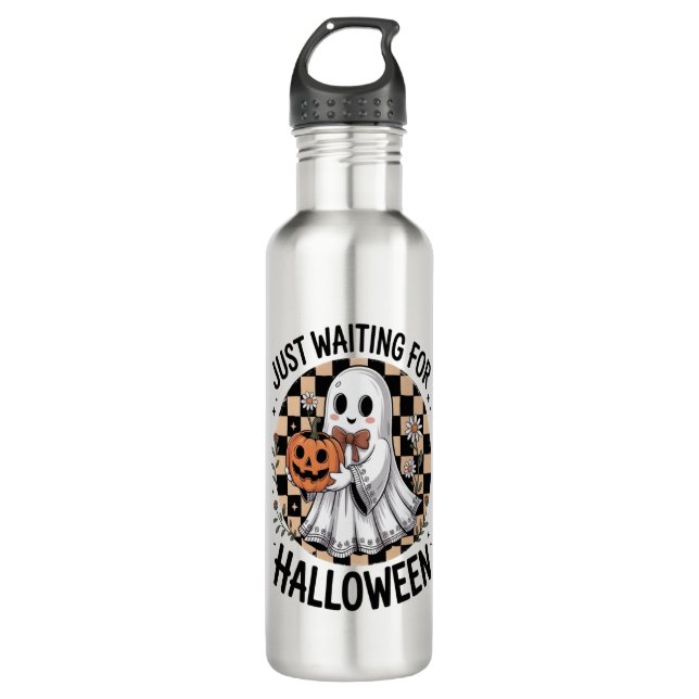 Cute Highland Cow Halloween (2) 710 Ml Water Bottle (Front)