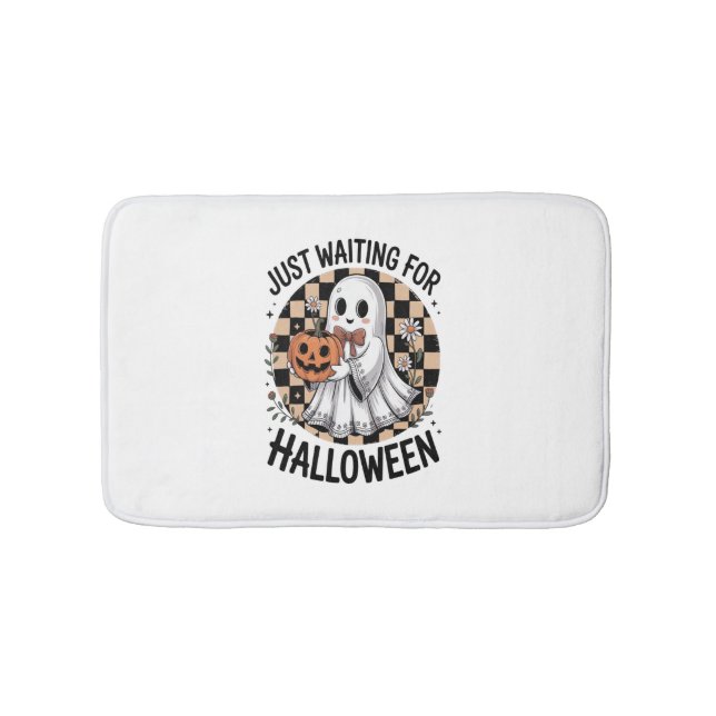 Cute Highland Cow Halloween (2) Bath Mat (Front)