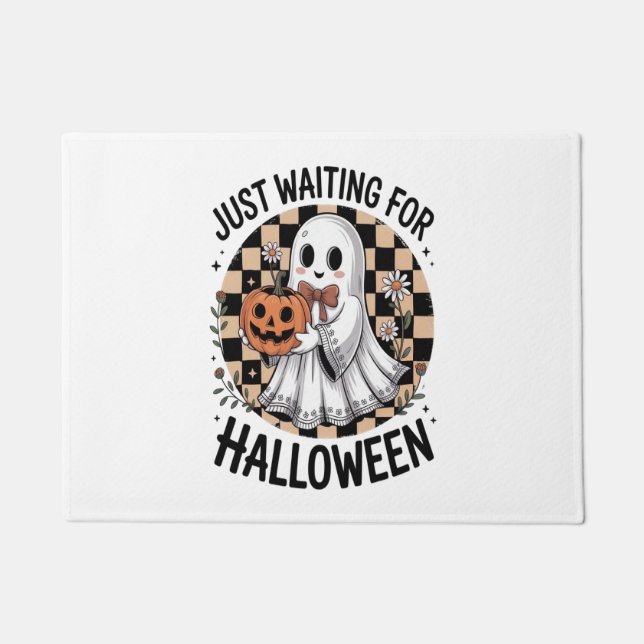 Cute Highland Cow Halloween (2) Doormat (Front)