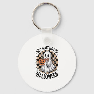 Cute Highland Cow Halloween (2) Key Ring