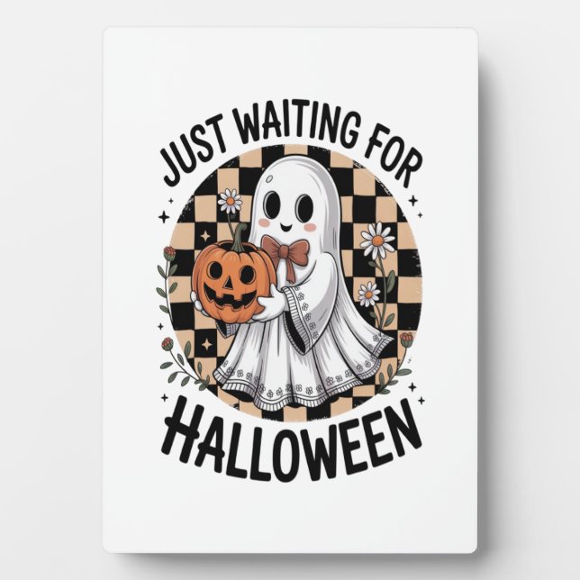 Cute Highland Cow Halloween (2) Plaque (Front)