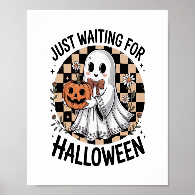 Cute Highland Cow Halloween (2) Poster (Front)