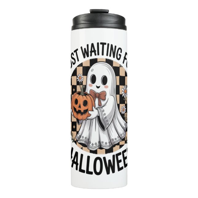 Cute Highland Cow Halloween (2) Thermal Tumbler (Front)