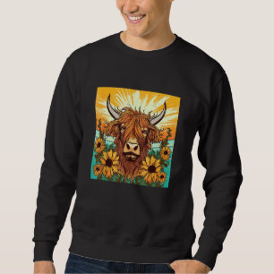 Cute Highland Cow Scotland Men Women Kids Sweatshirt