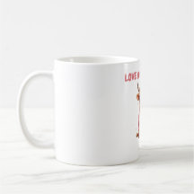 Cute Highland Cow Valentine Heart Glasses Coffee m