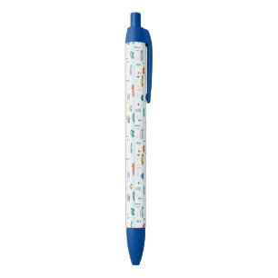 Cute Highway Vehicle Pattern Black Ink Pen