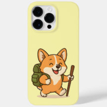Cute Hiking Corgi – Adventure Dog Phone Cases
